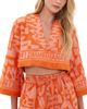 Zimmermann Zimmermann Solstice Towelling Top Orange Pink - 1