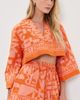 Zimmermann Zimmermann Solstice Towelling Top Orange Pink - 2