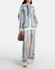 Zimmermann Zimmermann Striped scarf-detail silk shirt - 2