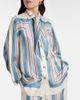 Zimmermann Zimmermann Striped scarf-detail silk shirt - 3