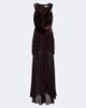 Zimmermann Zimmermann Valiant cutout draped velvet gown - 1