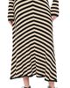 Zimmermann Zimmermann Valiant Deco Stripe Midi Skirt Black/Cream - 1