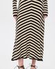 Zimmermann Zimmermann Valiant Deco Stripe Midi Skirt Black/Cream - 2