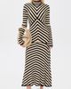 Zimmermann Zimmermann Valiant Deco Stripe Midi Skirt Black/Cream - 5