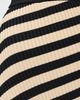Zimmermann Zimmermann Valiant Deco Stripe Midi Skirt Black/Cream - 6