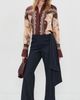 Zimmermann Zimmermann Valiant Draped Denim Flare Jeans Night Sky - 5