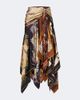 Zimmermann Zimmermann Valiant draped printed silk maxi skirt - 1