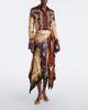 Zimmermann Zimmermann Valiant draped printed silk maxi skirt - 2
