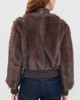 Zimmermann Zimmermann Valiant Faux Fur Bomber Jacket Brown - 3