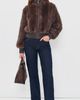 Zimmermann Zimmermann Valiant Faux Fur Bomber Jacket Brown - 5