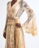 Zimmermann Zimmermann Valiant Floral Long Sleeve Silk & Lace Wrap Dress - 4