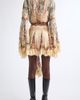 Zimmermann Zimmermann Valiant Floral Long Sleeve Silk & Lace Wrap Minidress - 2