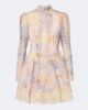 Zimmermann Zimmermann Valiant floral silk and linen minidress - 1