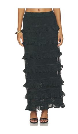 Zimmermann Zimmermann Valiant Frill Maxi Skirt