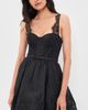 Zimmermann Zimmermann Valiant Lace Trim Mini Dress Black - 2