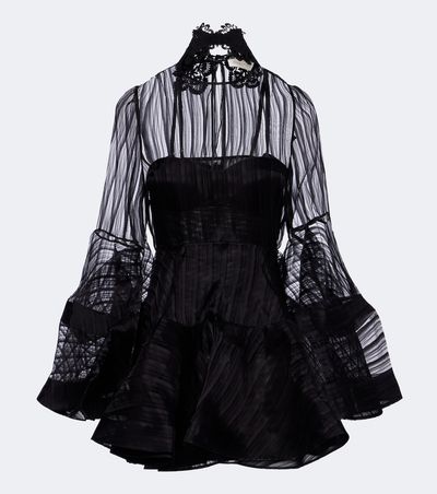 Zimmermann Zimmermann Valiant Lantern silk organza minidress