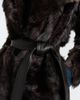 Zimmermann Zimmermann Valiant leather-trimmed shearling wrap coat - 4