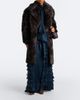 Zimmermann Zimmermann Valiant leather-trimmed shearling wrap coat - 6