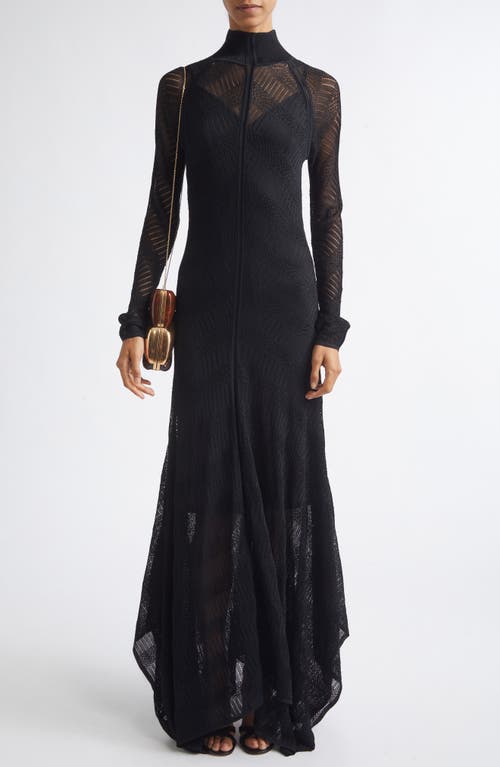Zimmermann Zimmermann Valiant Long Sleeve Chevron Pointelle Sweater Dress