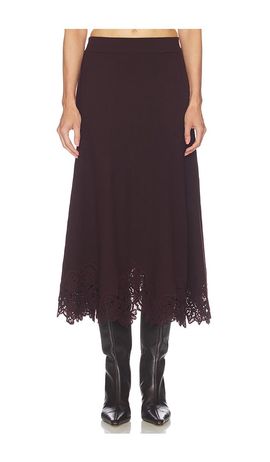 Zimmermann Zimmermann Valiant Merino Lace Skirt