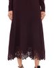 Zimmermann Zimmermann Valiant Merino Lace Skirt Mahogany - 1