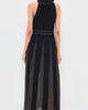 Zimmermann Zimmermann Valiant Metallic Halter Dress Black/Gold - 3