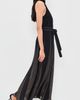 Zimmermann Zimmermann Valiant Metallic Halter Dress Black/Gold - 4