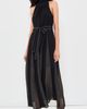 Zimmermann Zimmermann Valiant Metallic Halter Dress Black/Gold - 5
