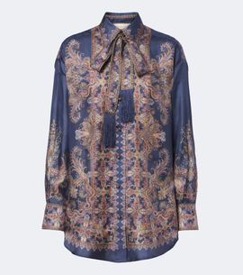 Zimmermann Zimmermann Valiant paisley silk satin blouse