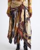 Zimmermann Zimmermann Valiant Print Draped Silk Scarf Skirt - 1