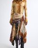 Zimmermann Zimmermann Valiant Print Draped Silk Scarf Skirt - 2