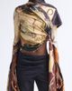 Zimmermann Zimmermann Valiant Print Draped Silk Twill Scarf Top - 1
