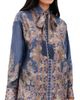 Zimmermann Zimmermann Valiant Relaxed Silk Button Down Shirt Navy Paisley - 1