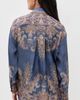 Zimmermann Zimmermann Valiant Relaxed Silk Button Down Shirt Navy Paisley - 3