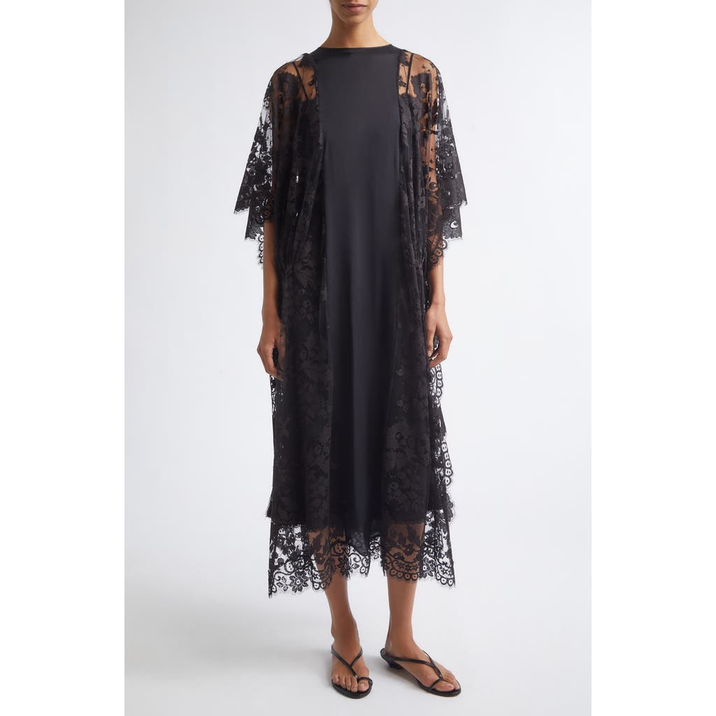 Zimmermann Zimmermann Valiant Silk & Lace Midi Dress