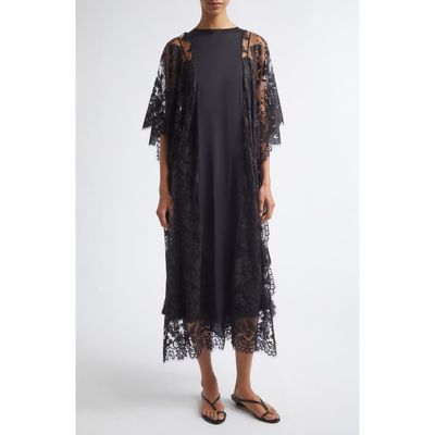 Zimmermann Zimmermann Valiant Silk & Lace Midi Dress