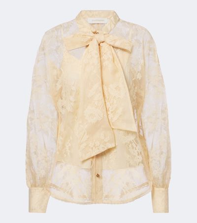 Zimmermann Zimmermann Valiant tie-neck lace blouse