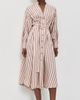 Zimmermann Zimmermann Valiant Tuck Shirt Dress Cream Rose Stripe - 2