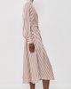Zimmermann Zimmermann Valiant Tuck Shirt Dress Cream Rose Stripe - 4