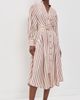 Zimmermann Zimmermann Valiant Tuck Shirt Dress Cream Rose Stripe - 5
