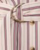 Zimmermann Zimmermann Valiant Tuck Shirt Dress Cream Rose Stripe - 6