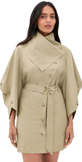 Zimmermann Zimmermann Valiant Utility Mini Dress Olive