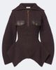 Zimmermann Zimmermann Valiant wool-blend half-zip sweater - 1