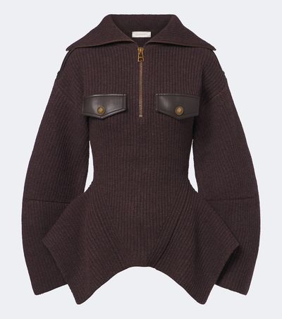 Zimmermann Zimmermann Valiant wool-blend half-zip sweater