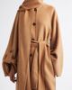 Zimmermann Zimmermann Valiant Wool Blend Coat with Scarf - 5