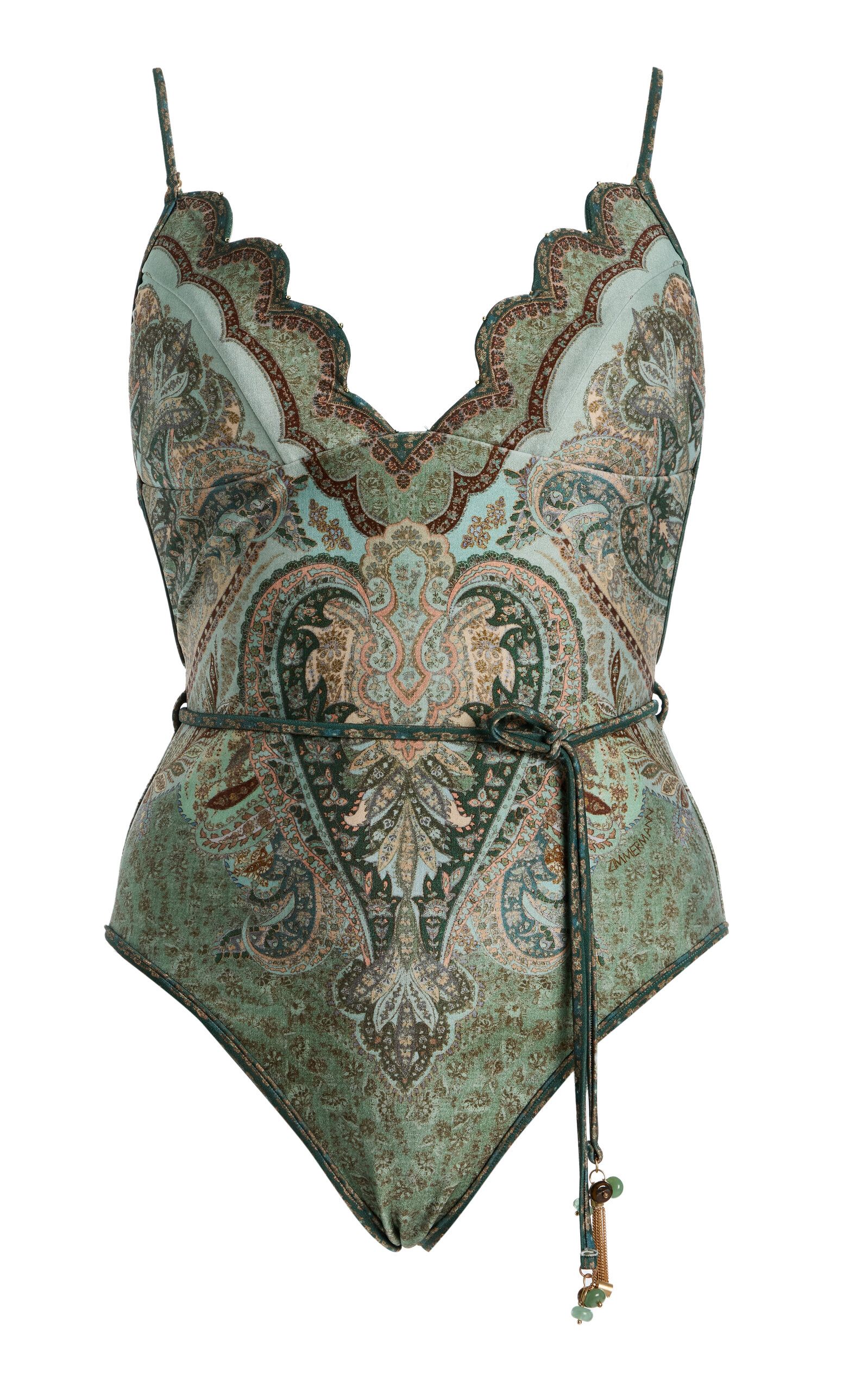 Zimmermann Zimmermann Wanderlust Scalloped Swimsuit Multi 0