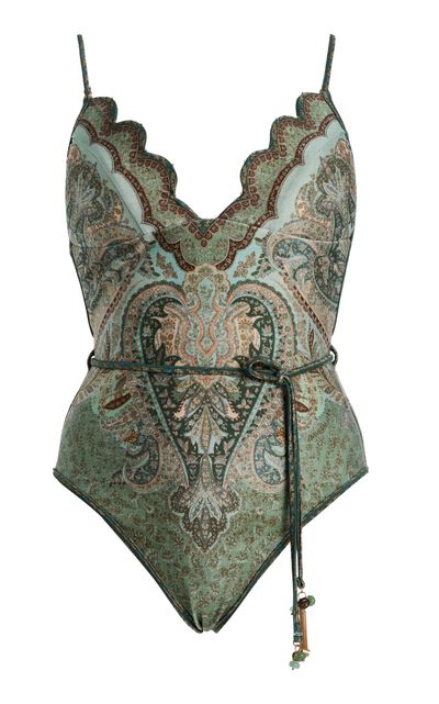 Zimmermann Zimmermann Wanderlust Scalloped Swimsuit Multi 0