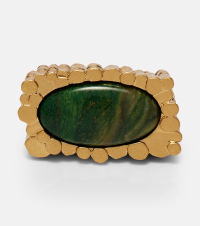Zimmermann Zimmermann Wisp 16kt gold-plated embellished ring