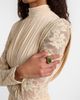 Zimmermann Zimmermann Wisp 16kt gold-plated embellished ring - 3