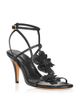 Zimmermann Zimmermann Women's Belara 85 Leather Flower High Heel Sandals - 1